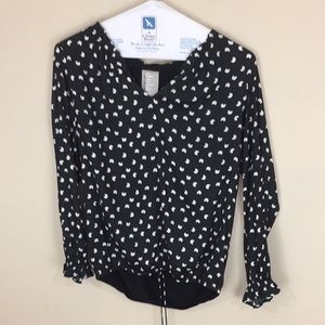 Anthropologie  Dolan  Left Coast French Quarter Crescent Moon Top Size M